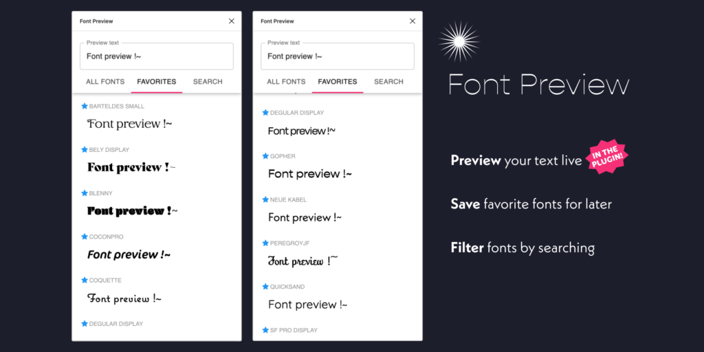 Figma Plugin_Font Preview字體預覽
