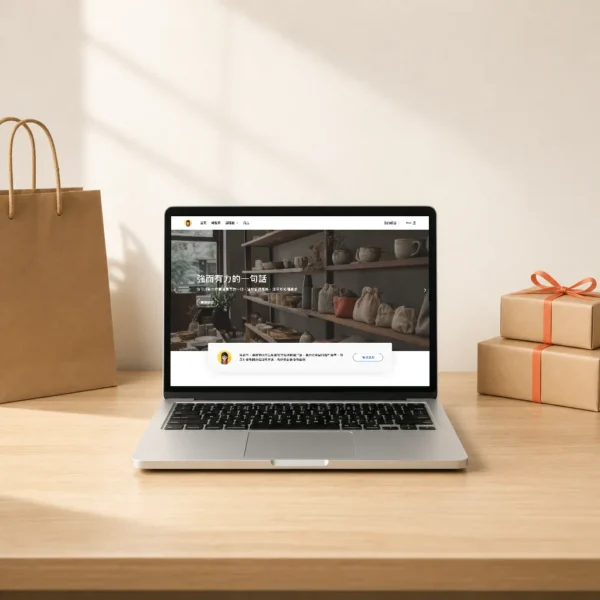product-ecommerce-main E-Commerce 銷售型網站範例:桌上筆電顯示模板首頁畫面